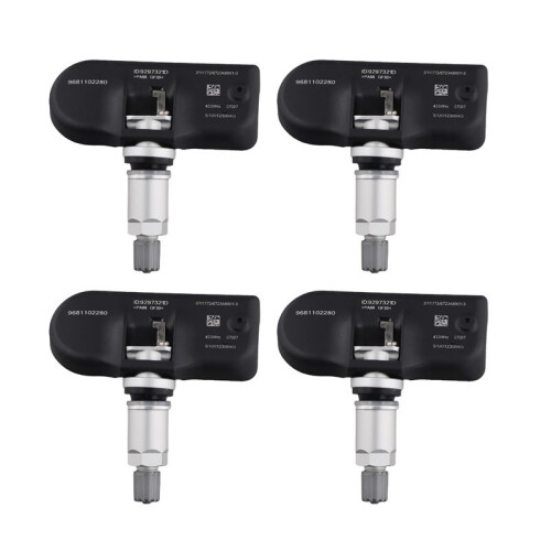 4Pcs Car TPMS Tire Pressure Sensor Tire Pressure Detector 9681102280 for  Range 1