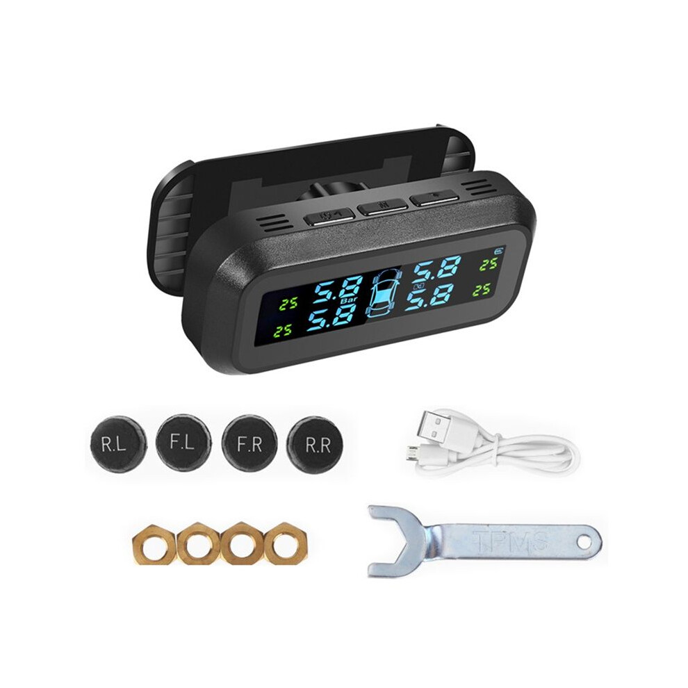 Rv/Trailer Tire Pressure Monitoring System, Rv Tpms With 4 External Sensors 4711208221000