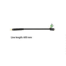 2 Pcs 60Cm E-Bike 9Pin Motor Convert Extension Cable Cord Waterproof Connector Front Rear Wheel Hub Motors