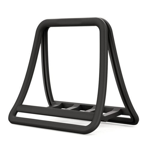 2X Adjustable Vertical Laptop Stand - Notebook & Tablet Holder Vertical Storage Rack Black 1