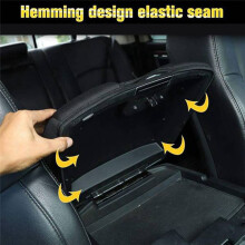 Car Armrest Pad Center Console Armrests Box Storage Cover Protection Cushion for Ram 1500 2010-2017, Black