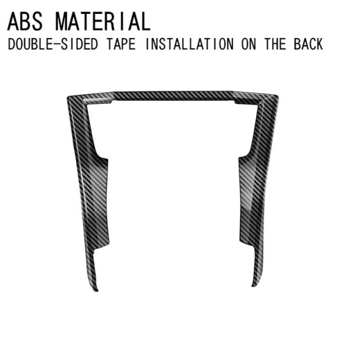 For  Alphard/Vellfire 30 Series 2016-2023 Navigation Frame Central Control Display Trim Frame Carbon Fiber 2
