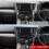 For  Alphard/Vellfire 30 Series 2016-2023 Navigation Frame Central Control Display Trim Frame Carbon Fiber 6