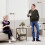 Homcom HOMCOM Narrow Side Table, End Table with 3-Tier Storage for Living Room 4