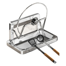 Rustproof Stainless Steel Pot Lid Storage Rack-1-tier 1
