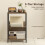 Homcom HOMCOM Narrow Side Table, End Table with 3-Tier Storage for Living Room 5