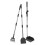 Adjustable Long Handle Pet Waste Removal Kit - Stainless Steel & Plastic 6