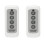 4x 433MHZ Wireless RF Remote Control White 4-Button Remote Control EV1527 Learning Code Wireless Remote Control 2