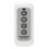 4x 433MHZ Wireless RF Remote Control White 4-Button Remote Control EV1527 Learning Code Wireless Remote Control 6