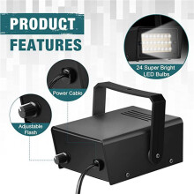 8 Stuks Stroboscoop Feestverlichting, Heldere LED Stroboscoop Verlichting Feestverlichting Verstelbare Flash Speed Control Party Stage