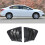 2Pcs for 2012-2015   Car Side Quarter Window Vent Louver Shutter Cover Trim 3