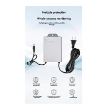 2X 12V-2A UPS Power Supply for WiFi Router Modem Security Camera for Power Outages EU Plug