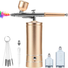 Airbrush - Kit Rechargeable Cordless Airbrush Compressor - Nail Art Airbrush Kit Portable AirBrush for Nails, Cake