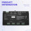 12CHx5A 12-24VDC CV OLED DMX512 Decoder D12A 4 PWM Frequency for RDM DMX Master DIM/CCT/RGB Decoding Mode Selectable 6