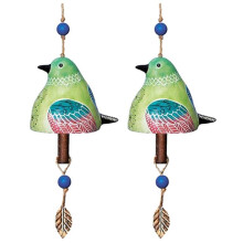 Bird Song Bell, Bird Song Bell Wind Chime, Bird Song Bell Garden Decoration, Hanging Wind Chime,Wind Chime Stand Green