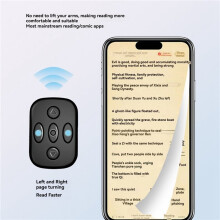 2X Bezprzewodowa Mysz Air Mouse Mobile Selfie Lazy Instant Remote Control Ring Music Video Controller do Laptopa i Telefonu A