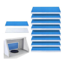 Filtro per Cabina di Verniciatura da 8 Pezzi, Set di Filtri per Cabina di Verniciatura, Design A Doppio Strato per Appassionati di Verniciatura A