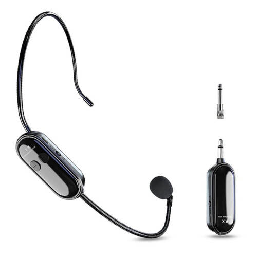 2X 2.4G Wireless Microphone Headset Long Range, Handheld & -Worn Mic, Dual Mode for Teaching,Fitness Instructors 1