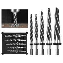HSS Brugconstructie Ruimer Set, 3/8in 1/2in 5/8in 3/4in 1in Taper Brug Ruimer Boor voor Staal Metaal Hout