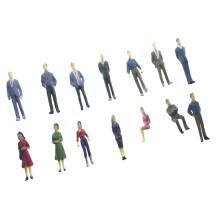 25 stuks miniatuur urbans figuren diverse poses voor-B