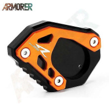 (As show, 890 ADV Black1) Kickstand Foot Side Stand Extension Pad for KTM 890 ADVENTURE R, 2020-2022 Models