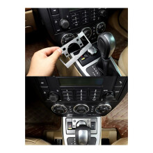 Für  Freelander 2 2007-2012 Car Center Control Terrain Adjustment Trim Cover+Gangschaltung Anti-Scratch-Aufkleber