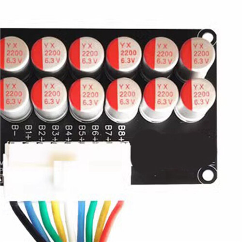 2X 8S 3A Active Equalizer Balancer 6S 7S Lifepo4/Lipo/LTO Battery Equalization Capacitor Shell 6-8S 3A Without Shell 2