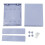 2X Plastic Electrical Enclosure Junction Box Case 152X120X42mm Light Grey 5