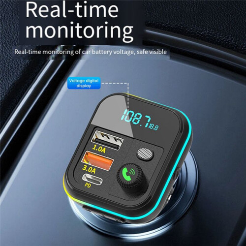 Car Charging Car Mp3  5.0 Player , USB Flash Drive Memory Card QC 3.0 Fast Charging Voltage 2