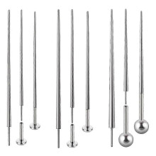 (As show, One size) 14g/16g/18g Steel Taper Insertion Pins - EU Standard