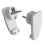 4pcs White Schuko Angled Plug Flat Schuko Flat Plug 250 V (16 A) Schuko Plug Flat Eu Plug 7