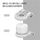 2X Wall Mount Hanger Built-in Cable Management Space Saving Bracket Wall Shelf for  Nest WiFi Wireless Router 7