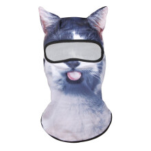 Comfortable Cycling Head Cover Hat with 3D Cats Design and-G.