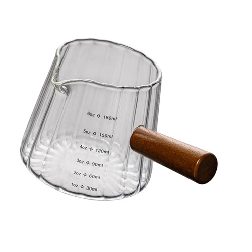 Baking Cooking Glass Measuring Cup with-180ml cloud milk cup