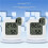 2X Tuya Zigbee Temperature and Humidity Sensor with LCD Digital Display APP Real- Monitoring Remote Control 9