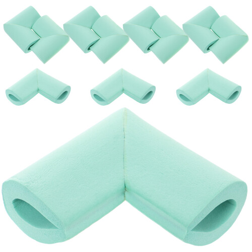 12Pièces Coins Protecteurs Mousse Pour Mobilier Vert Clair Résistant