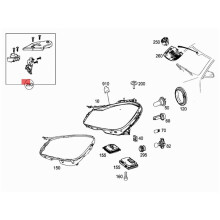 Right Headlight Repair Bracket Mount Kits A2048201214 for - C Class W203 W204 2008-2014 C160 C 180 C200 C220