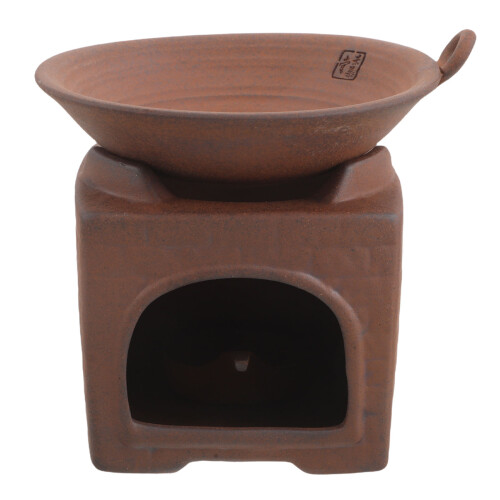 1Set Clay Warming Stove Tea Light Warmer for Home Office Kitchen