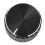 2X Black Aluminum Volume Control Amplifier Knob Wheel 2