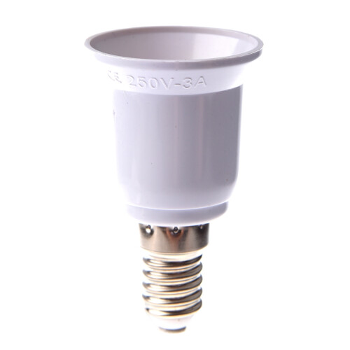 2X E14-E27 LED Light Lamp Screw Bulb Socket Adapter Converter 1