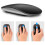 2X  Wireless Magic Mouse Silent Rechargeable Computer Mouse Slim Ergonomic PC Mice for  (White) 2