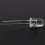 200 Pcs 5mm White LED Diode Lights  3V 20MA Bulb Lamps Electronics Components Light Emitting Diodes 2