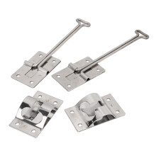 2PCS Stainless Steel RV Door Latch T-Style Cargo Trailer Truck Entry Catch