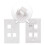 Paquet de 60 Inserts Vierges  Jack pour Plaque Murale  et Panneau de Brassage - Blanc 4
