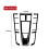 For  Macan 2014-2021 Car Accessories Interior Shift Panel Set Decorative Sticker ABS 10