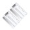2Pcs Para Medir Fissuras Plástica Transparente Alta 1