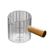 Tasse à mesurer en verre à shot expresso avec-90ml rond vertical
