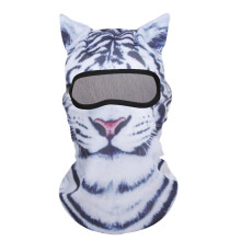Stylish 3D Cats Pattern Balaclava Hat Outdoor Comfortable-B