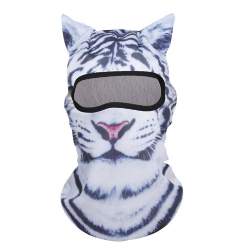 Stylish 3D Cats Pattern Balaclava Hat Outdoor Comfortable-B