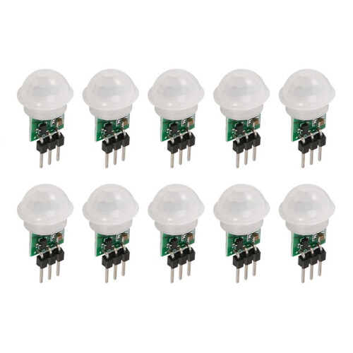50Pcs AM312  Human Sensor Module IR Pyroelectric Infrared PIR Motion Sensor Detector Modules  2.7V to 12V 1